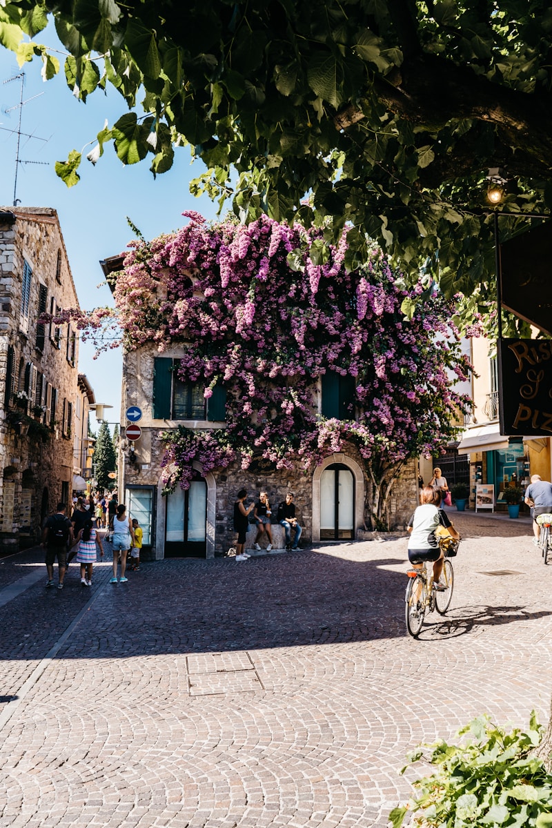 people walking on sidewalk near building during daytime